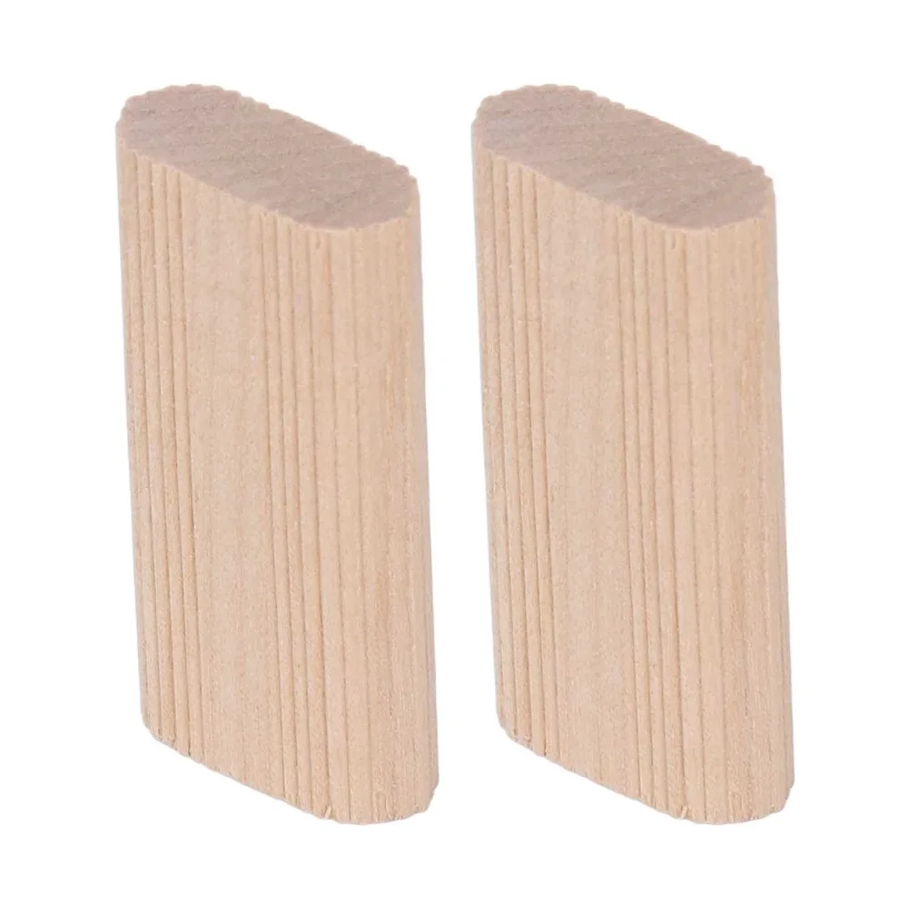 50pcs 6x20x40MM Wood Dowel Stopper Beech Wood Beech Insertion Dowel Block Woodworking Furniture Splicing Frame Joinery