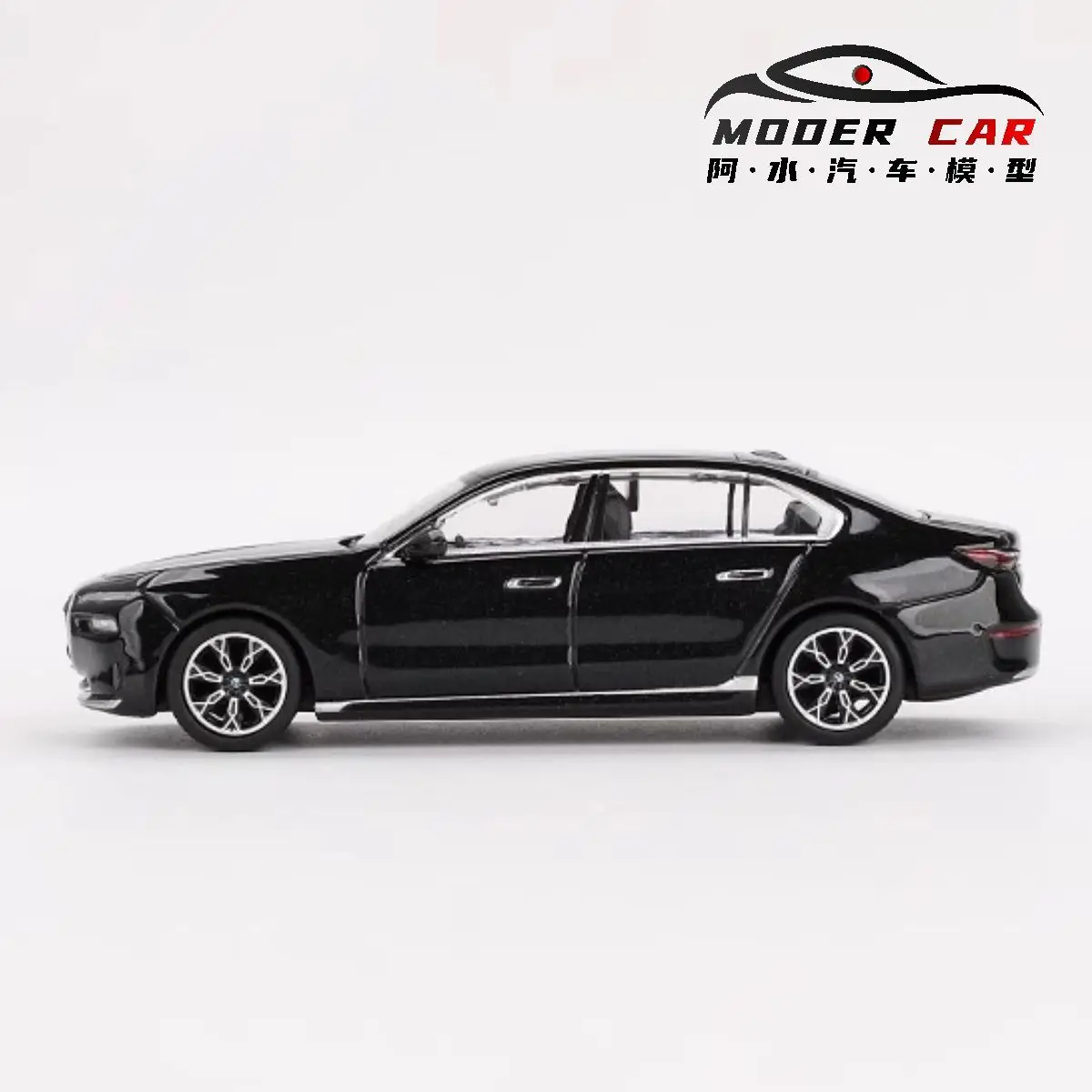 

MINIGT TSM 1:64 802 i7 Black Diecast Model Car