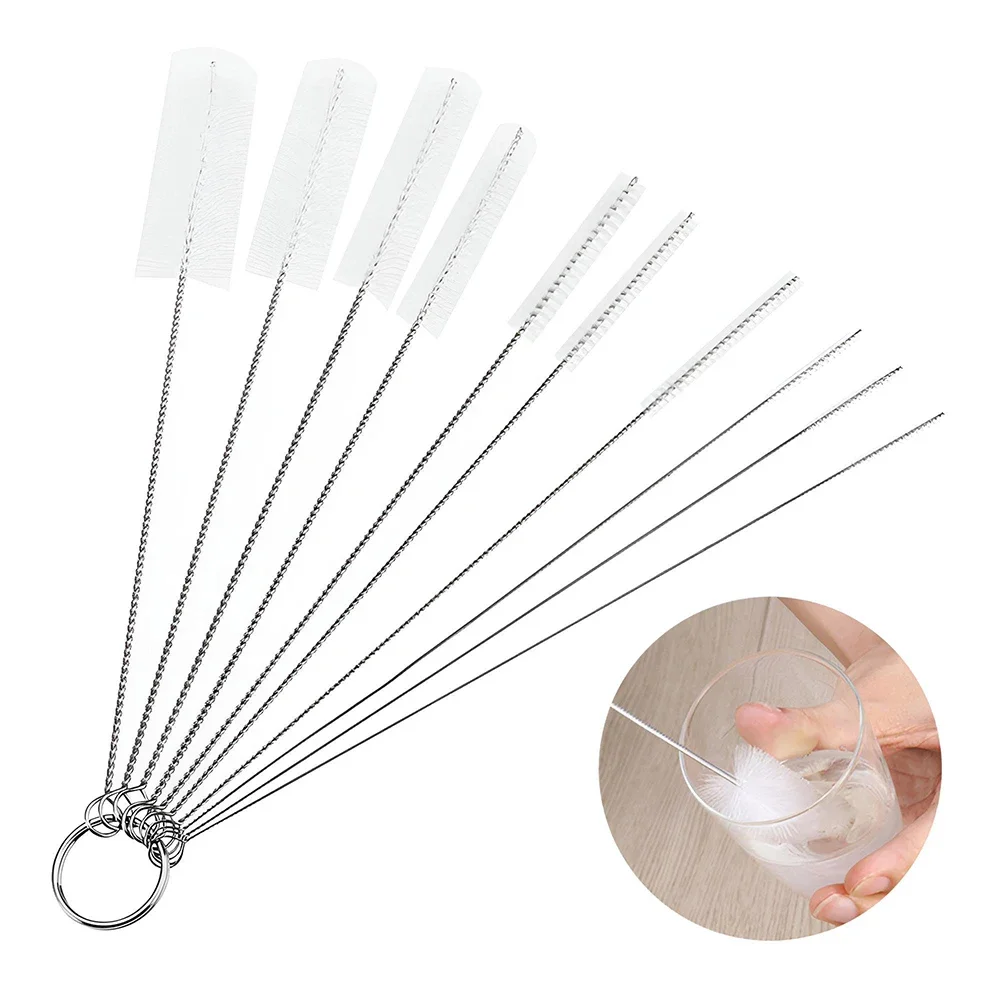 10PCS/Set Metal Cleaning Brush for Glass Tube Pipe Hookah Smoking Cachimba Pipas Fumar Feeding Bottle Brush