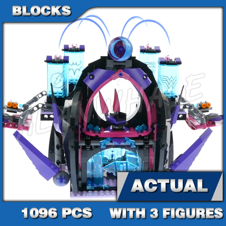 슈퍼 파이터 걸스 이클립소 다크 팰리스 보이지 않는 보석 제트 크립토마이트 10691 빌딩 블록 장난감, 모델과 호환 가능, 1096 개