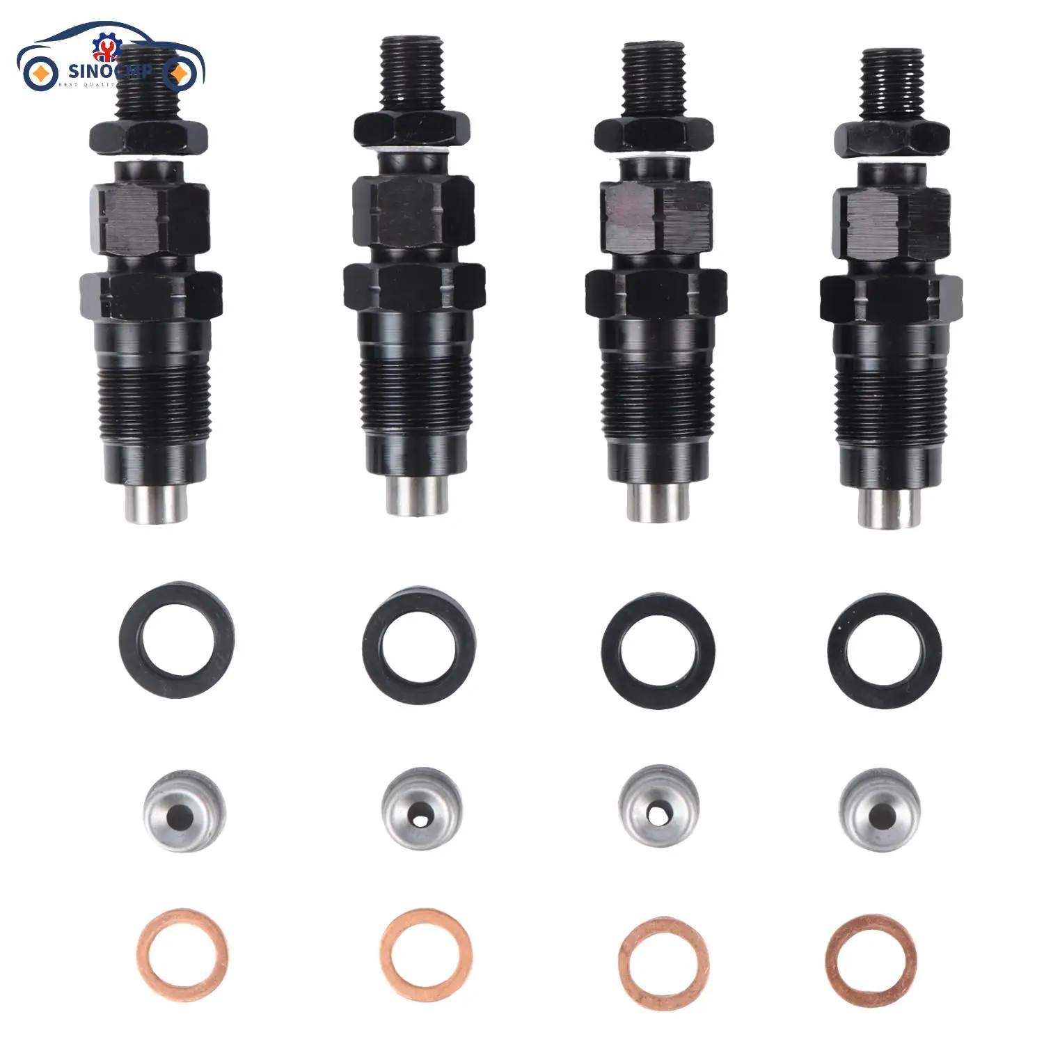 

093400-7040 4 шт. комплект форсунок для дизельного топлива, замена для Toyota Hilux Surf Prado 1KZ-TE 3.0L, новые автомобильные топливные форсунки послепродажного обслуживания