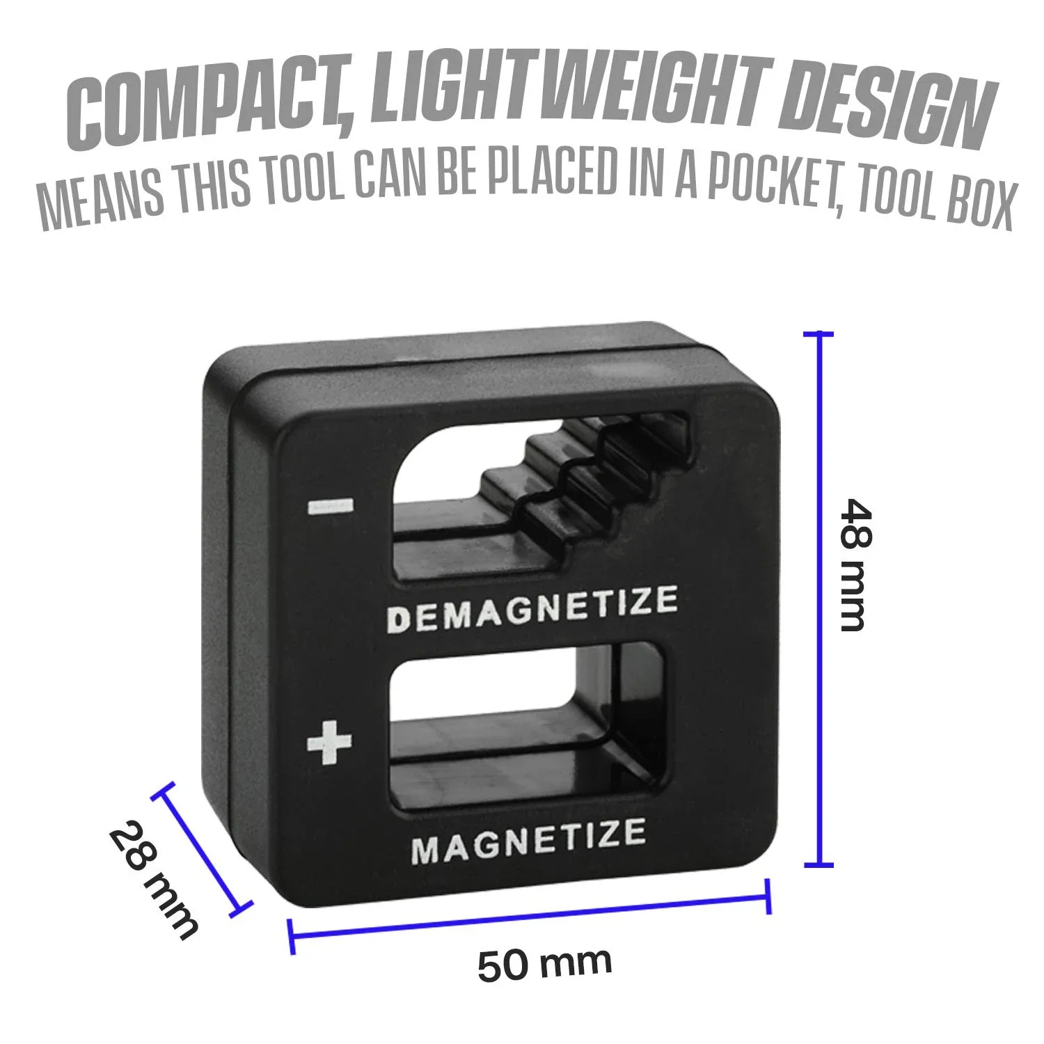 Precision Two-in-one Rapid Magnetization Degausser for Repair Screwdriver Hand Tools Rapid Magnetization Degaussing Machine Tool