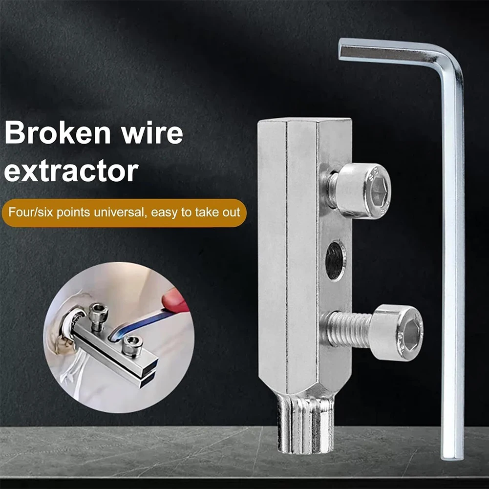 Faucet Angle Valves Broken Wire Extractor,Universal Damage Screw Extractor Remover Tool,Household Manual Plumber Tool