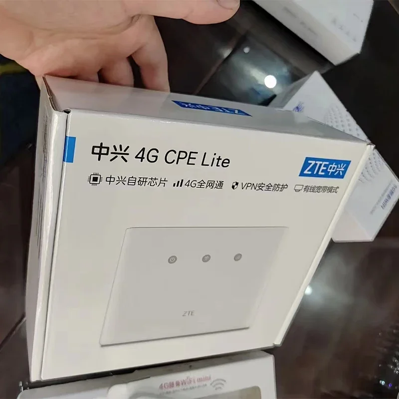 ZTE MF293N 4G LTE WiFi Router Cat4 150Mbps Sim Card CPE Modem 2.4GHz 300Mbps Supported 32 Users 4G Wireless WiFi Device