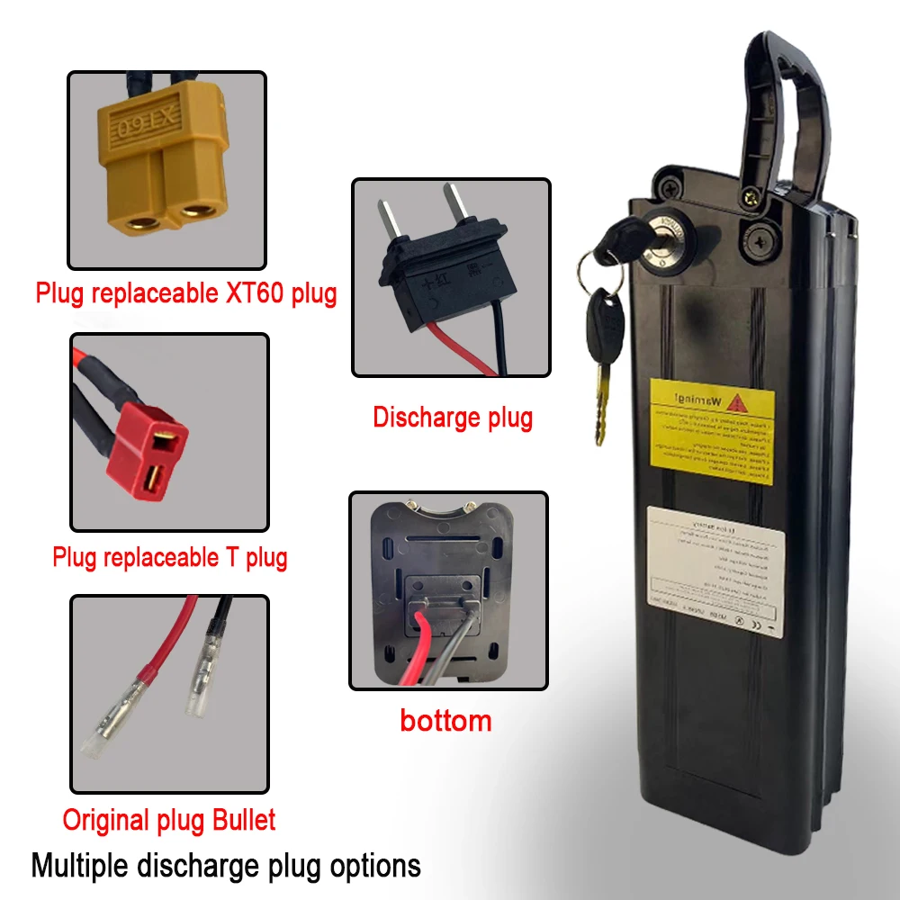 

48 В SilverFish складной аккумулятор для электронного велосипеда 30 Ач для Cmacewheel Y20 ENGWE L20 VAKOLE Pro Ebike 500 Вт 1000 Вт Beach Cruiser