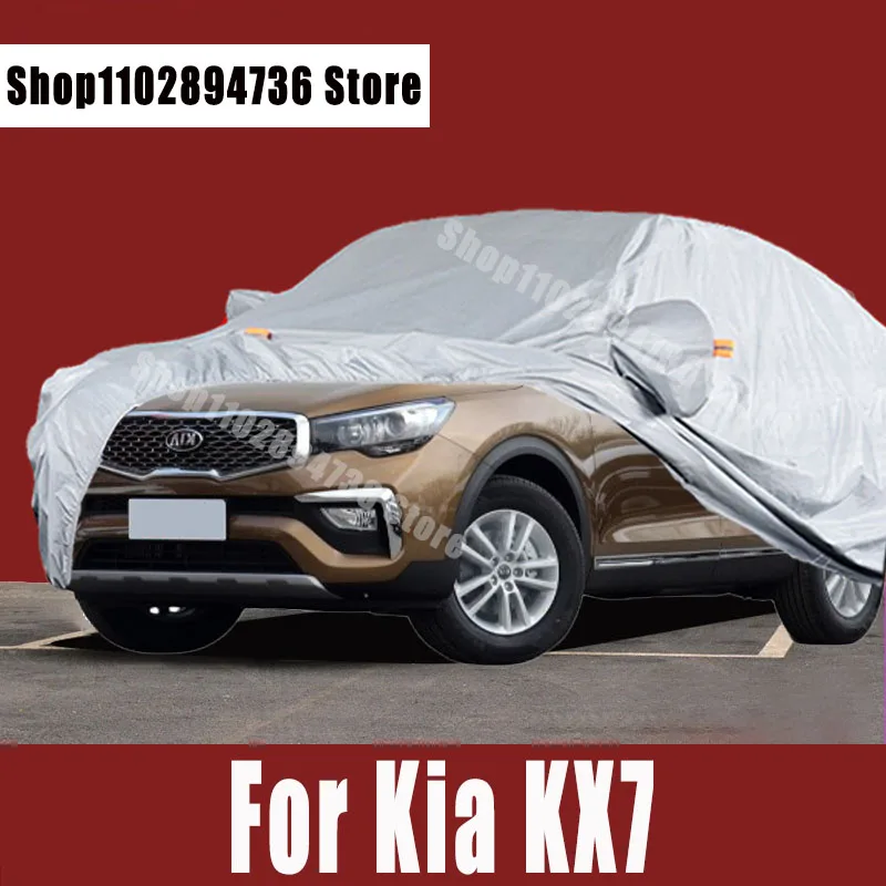 

For Kia KX7 Full Car Covers Outdoor Sun uv protection Dust Rain Snow Protective Auto Protective cover