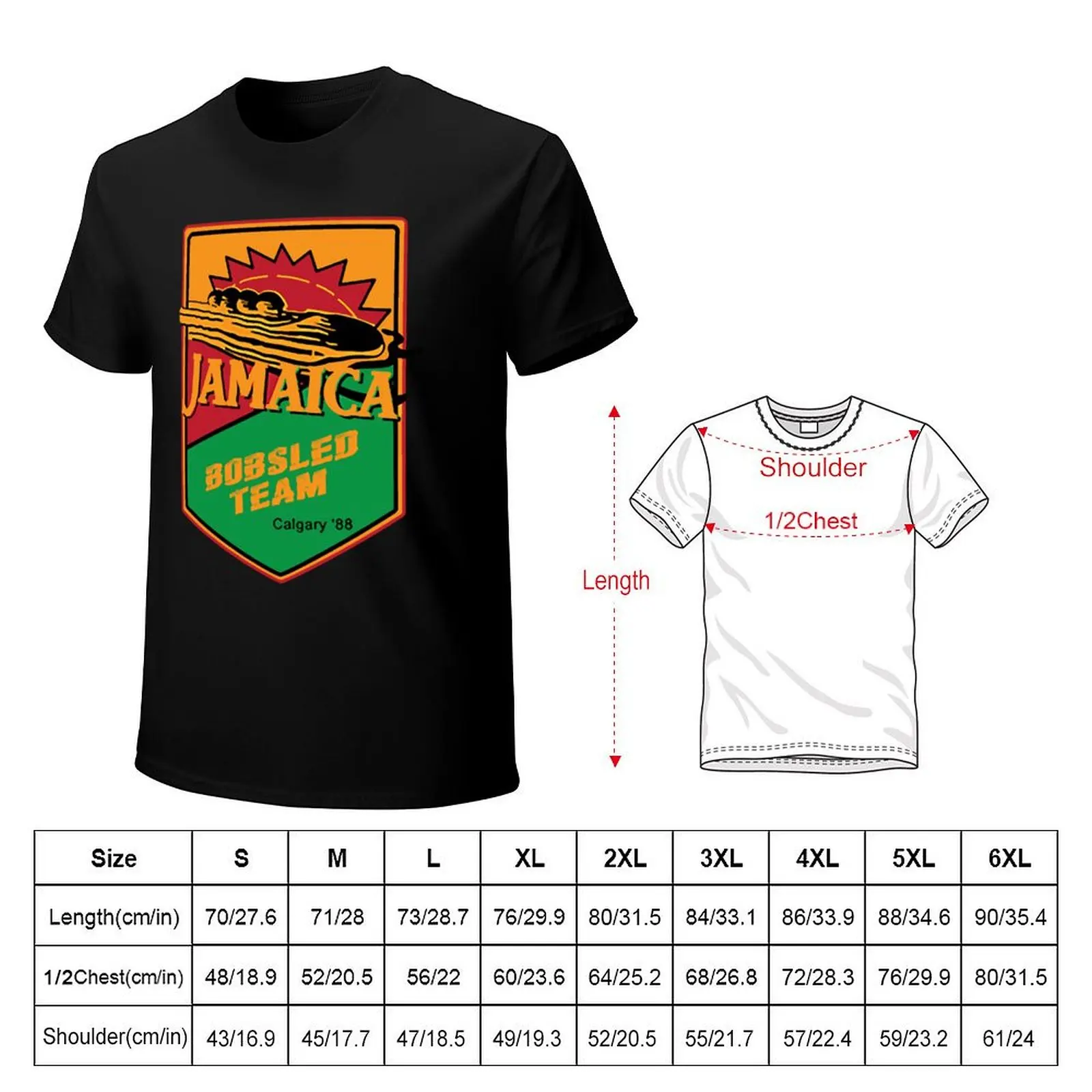 Jamaican Bobsled Team Cool Runnings T-Shirt t shirts for man cotton soft T-Shirt