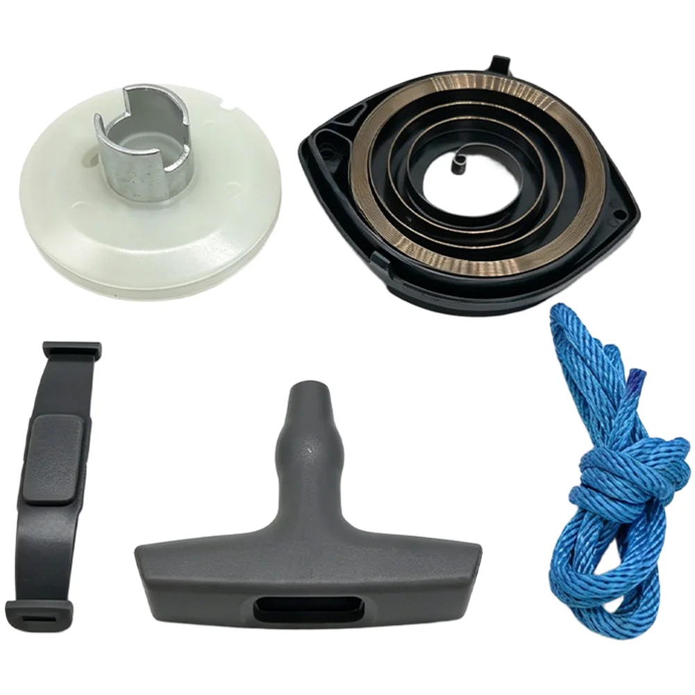 Starter Rope Pulley System with Spring Handle Compatible with For K650 K750 K760 K960 K970 K970II Chainsaw Models