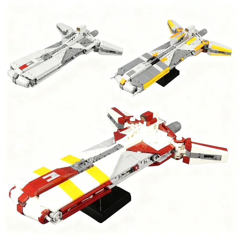1831PCS MOC Space Battle Movie Pelta Class Frigate Model Custom Puzzle DIY Creative Ideas Toy Assembly Birthday Gift Series