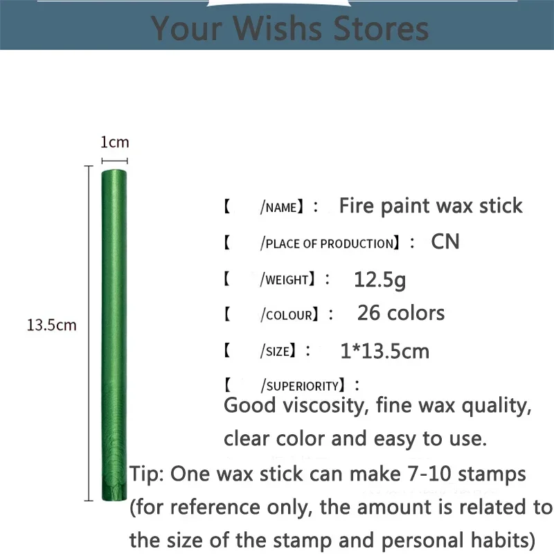 6Pcs Wax Seal Sticks 26Colors Antique Sealing Wax Sticks for Weding Party Gift Postage Letter Retro Fire Paint Wax Seal Stamp