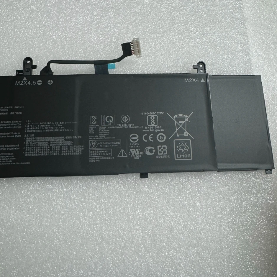 

CP Laptop Battery C41PPEH C41N1814 0B200-03120100 15.4V/73WH For ZenBook 15 UX533 UX533FN UX533FD RX533 RX533FD BX533FD Series
