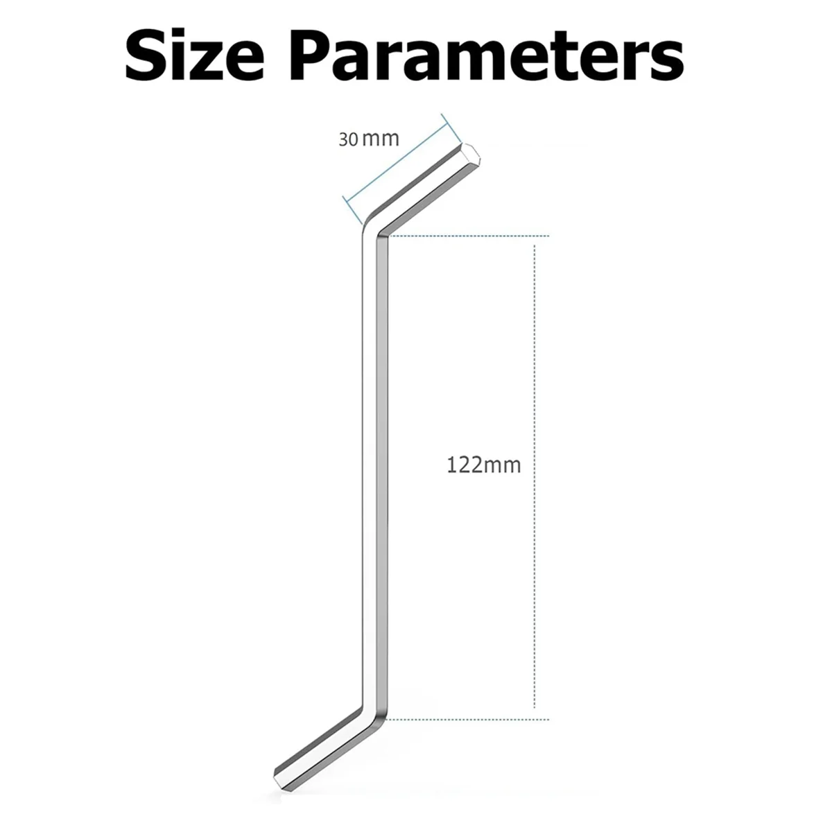 N37R_6N Outil de clé hexagonale pour élimination des déchets compatible pour InSinkErator Silver