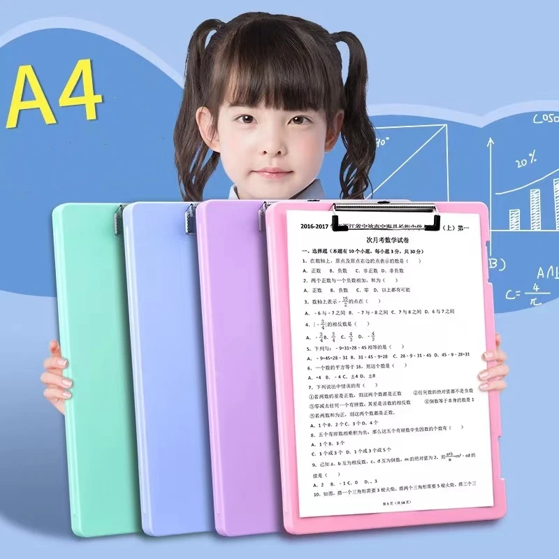 A4 writing pad splint, 2-in-1 document storage box, graduation certificate information box, double buckle file box