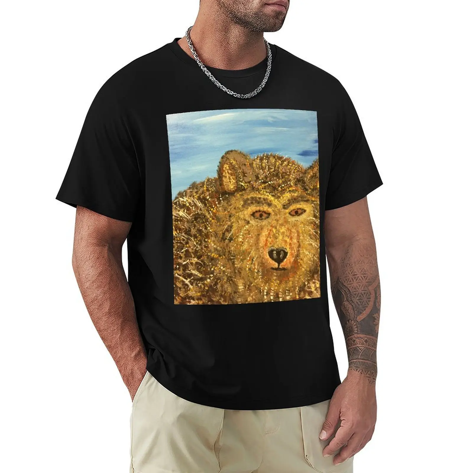 

Bear Otis the Horibillus T-Shirt Soft Touch Basic Cotton T-Shirt