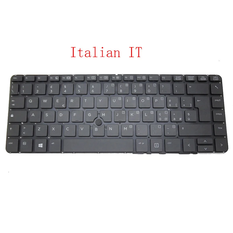 Keyboard For HP PROBOOK 640 G1 645 G1 738688-061 738688-B71 738688-DD1 SG-61210-2IA Italy IT/Sweden SD/Iceland ICE Black