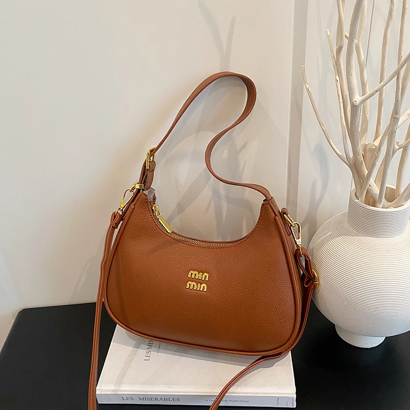 

Popular Elegant Leather Crossbody Bag Ladies Handbag, Shoulder Messenger Tote By Famous Designer, Classic Luxury Brand