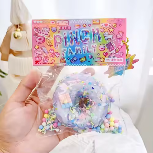 Taba Squishy Cake Doughnut Stress Relief Toy, Extra Large Sensory Fidget Toys for Kids Adults Anxiety Relaxation Squeeze Gift - Image 11