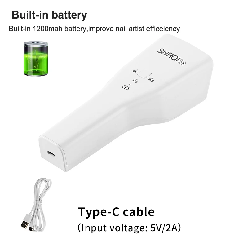 مصباح Led صغير بالأشعة فوق البنفسجية مصباح أظافر قابل لإعادة الشحن لآلة تجفيف الأظافر المحمولة لطلاء الأظافر أدوات تزيين الأظافر بالأشعة فوق البنفسجية مصباح جل