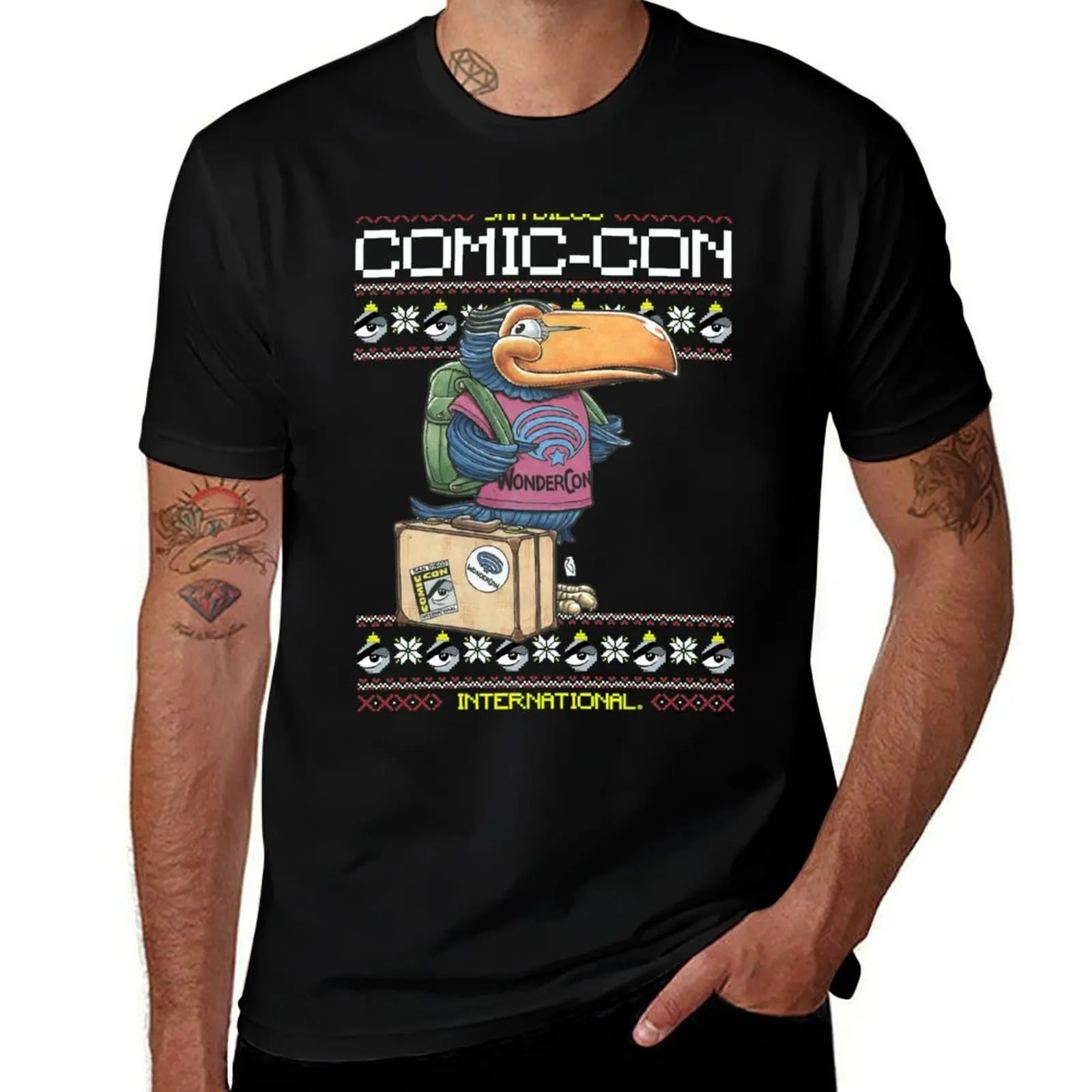

Comic Con 2023 San Diego T-Shirt man t shirts graphic t shirts cotton 100% t shirt for man 100 percent cotton T-shirt