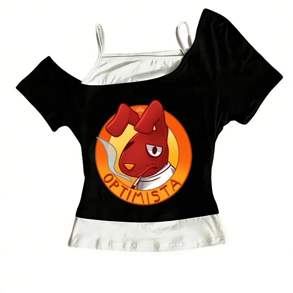 Camiseta 31 Minutos para chica, camiseta estética, moderna, punk, psicodélica, pastel, psicodélica, Y2k, estética gótica clásica