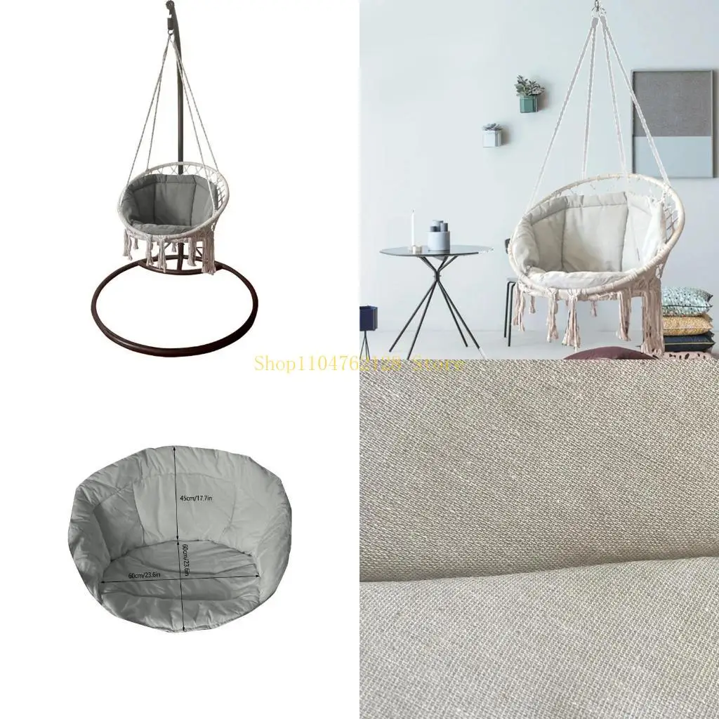 Egg Chair Swing Hammock Cushion Hanging Basket Cradle Rocking Chair Cushion Gift Best Sale