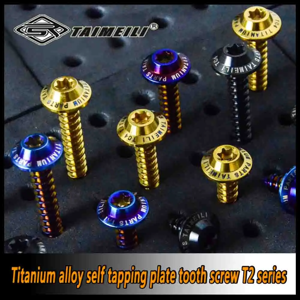 TAIMEILI Titanium bolt T2 Series Self tapping Motorcycle Die Screw M4/M5M6x12/15/20/25/30/35mm