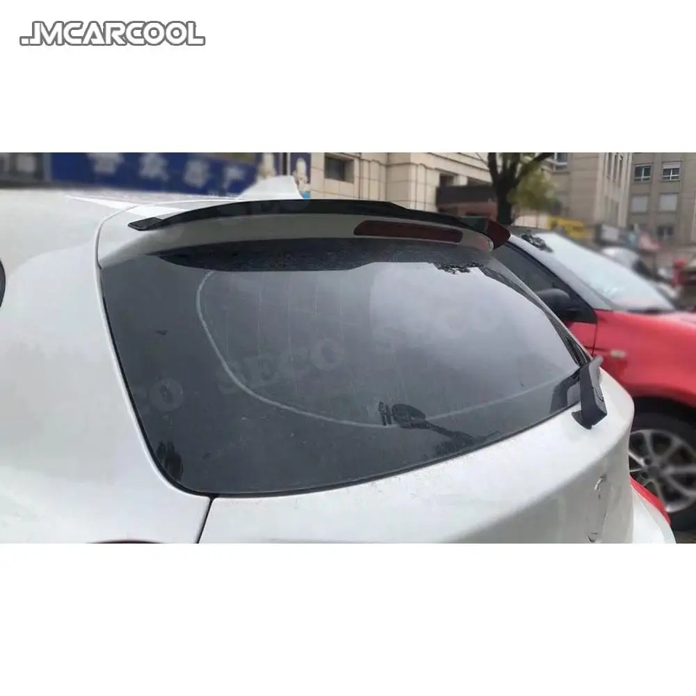 سبويلر خلفي أسود لامع ABS لسيارة BMW 1 Series F20 F21 116i 120i 118i M135i سبويلر 2012-2018 أجنحة جانبية للنافذة