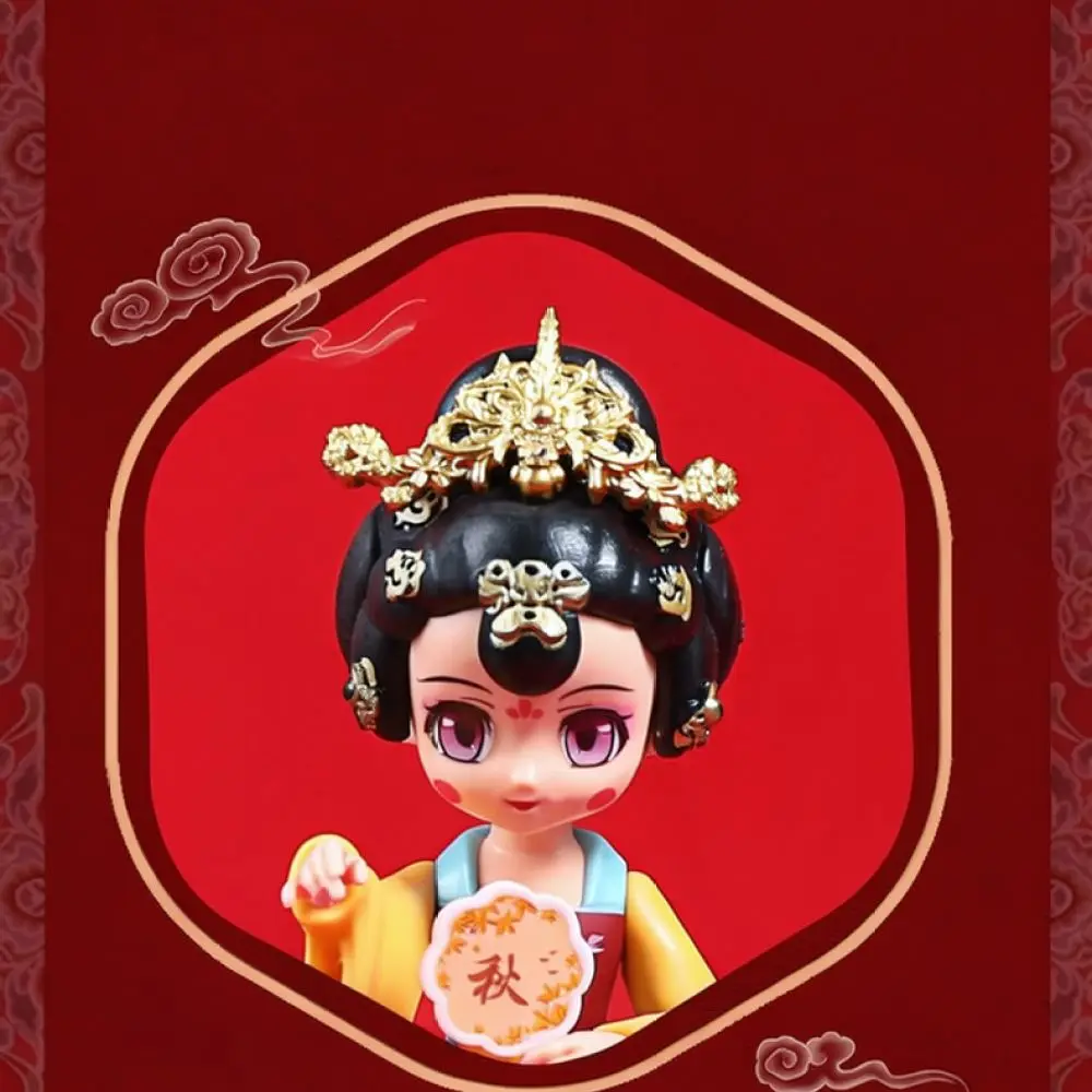 Chinese Style Wobble Toy Figure Decorative Desktop Craft Unique Home Ornament Traditional Culture Inspired Collection Gift