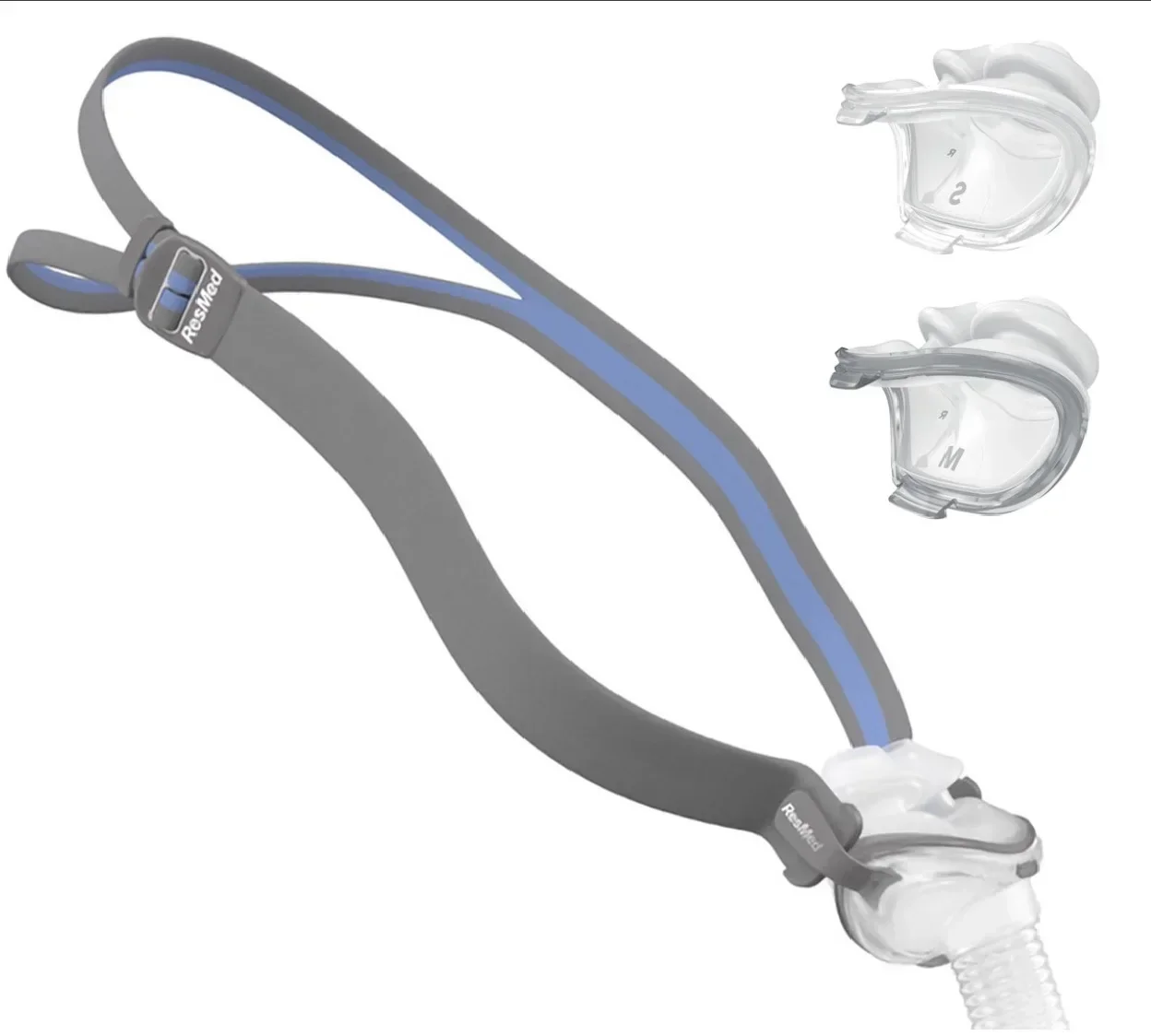 Resmed AirFit P10 Nasal Pillow  Including Extension Tube, Headband, Large, Medium, and Small Pads Fast delivery