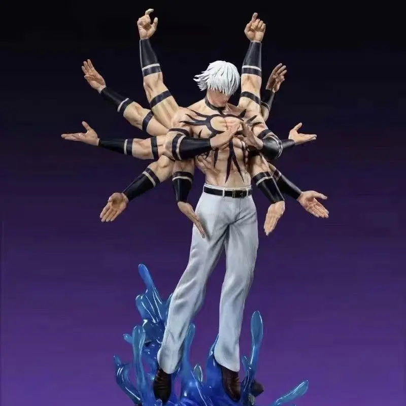 【الدفع الكامل في المخزون】50 سم طويل القامة Street Fighter، Tekken، The King of Fighters Orochi Figure 97 Game Statue ASAI
