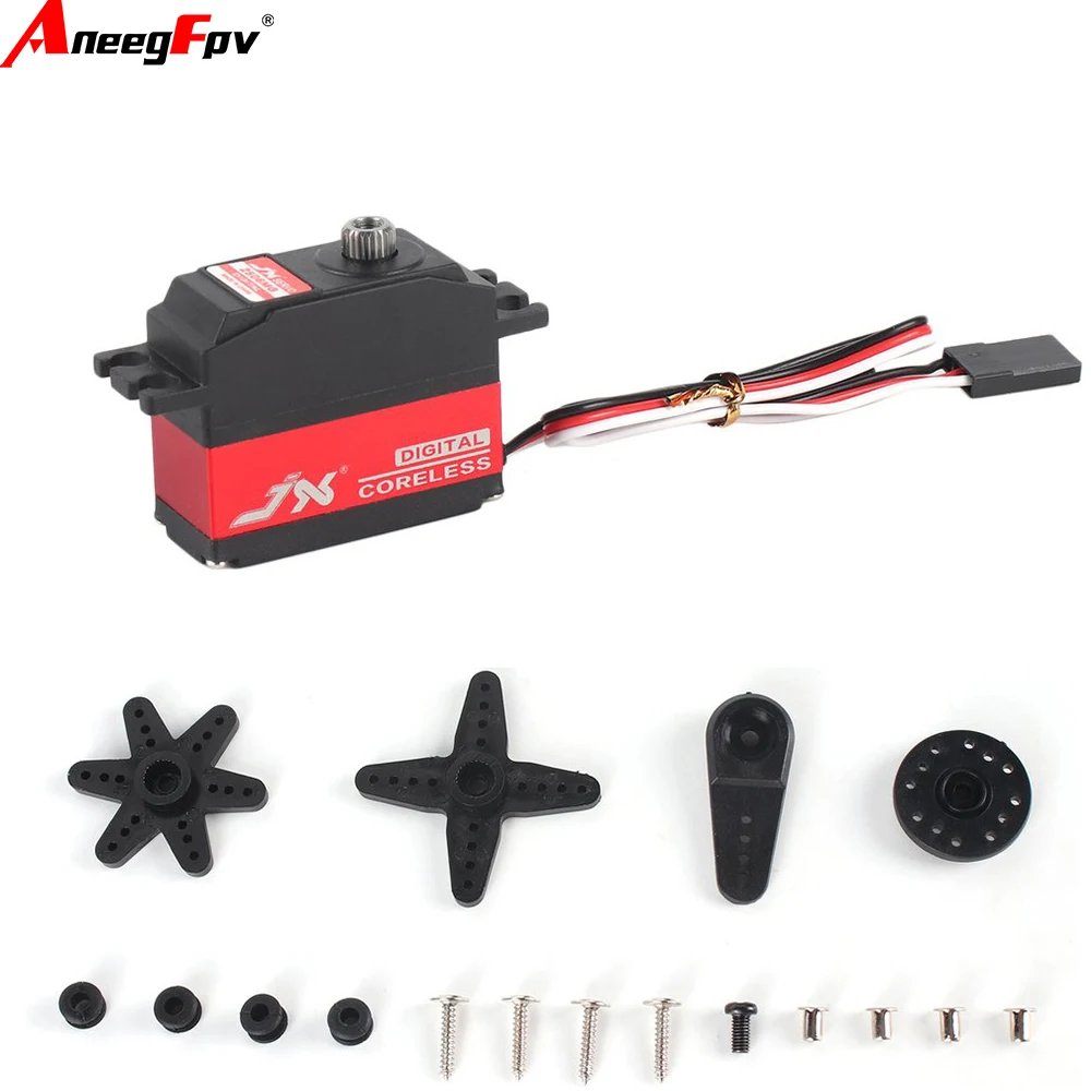 

JX PDI 6221MG 20 кг цифровой сервопривод с большим крутящим моментом 120/180/360 градусов 4,8 В-6 В для 1/10 1/8 RC автомобиля лодка вертолет запасные аксессуары