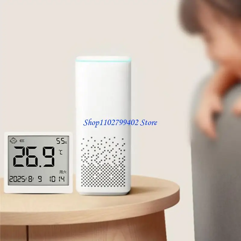 547F Temperature Humidity Meter Clock Temperature Format And Celsius For Home Office