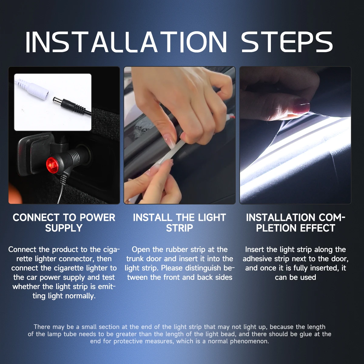 cigarette lighter led strip Sierra 2500 RGB Interior Light Strips with Plug (Universal; Some Adaptation May Be Required) C igarette Lighter Working temperature Ohleats Car LED Strip Light,
