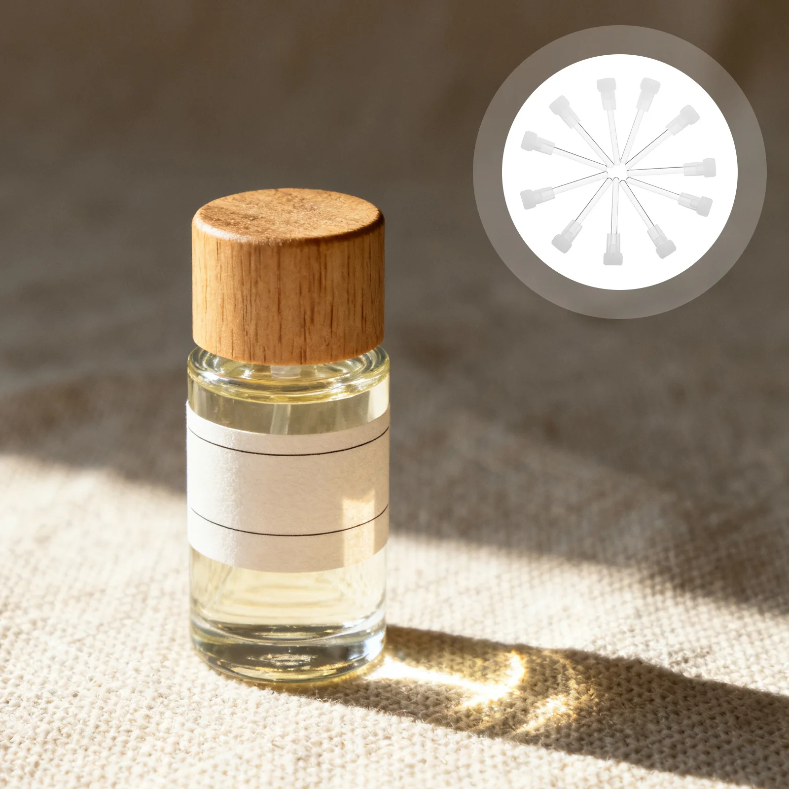 

50Pcs Essential Oil Glass Dauber Stick Applicator Wand for 6Ml Perfume Bottle Mixing Rod Small Bottle Stirrer DIY Scent Blending