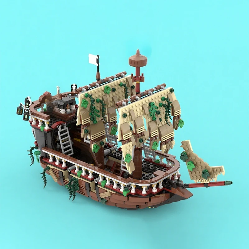 

1316pcs MOC Return Ghost Ship Pirates Model Building Blocks Construction Toy Christmas Gifts DIY Creative Idea Education Brick