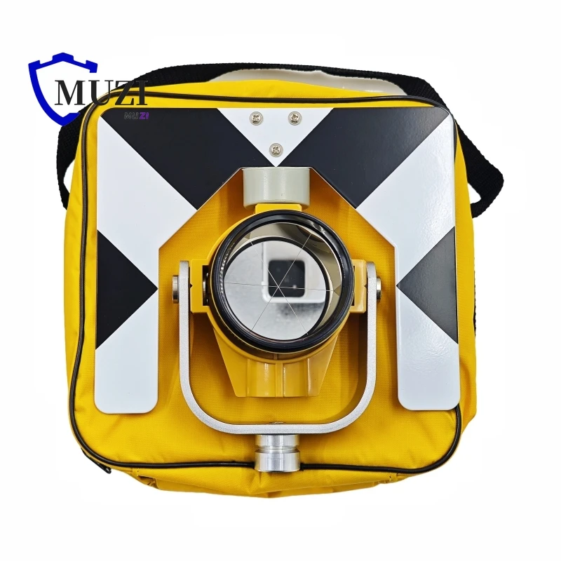 Reflective Prism for Topcon for Sokkia Total Surveying Station with 5/8x11 Female Thread Offset 0mm Prism with Metal Holder