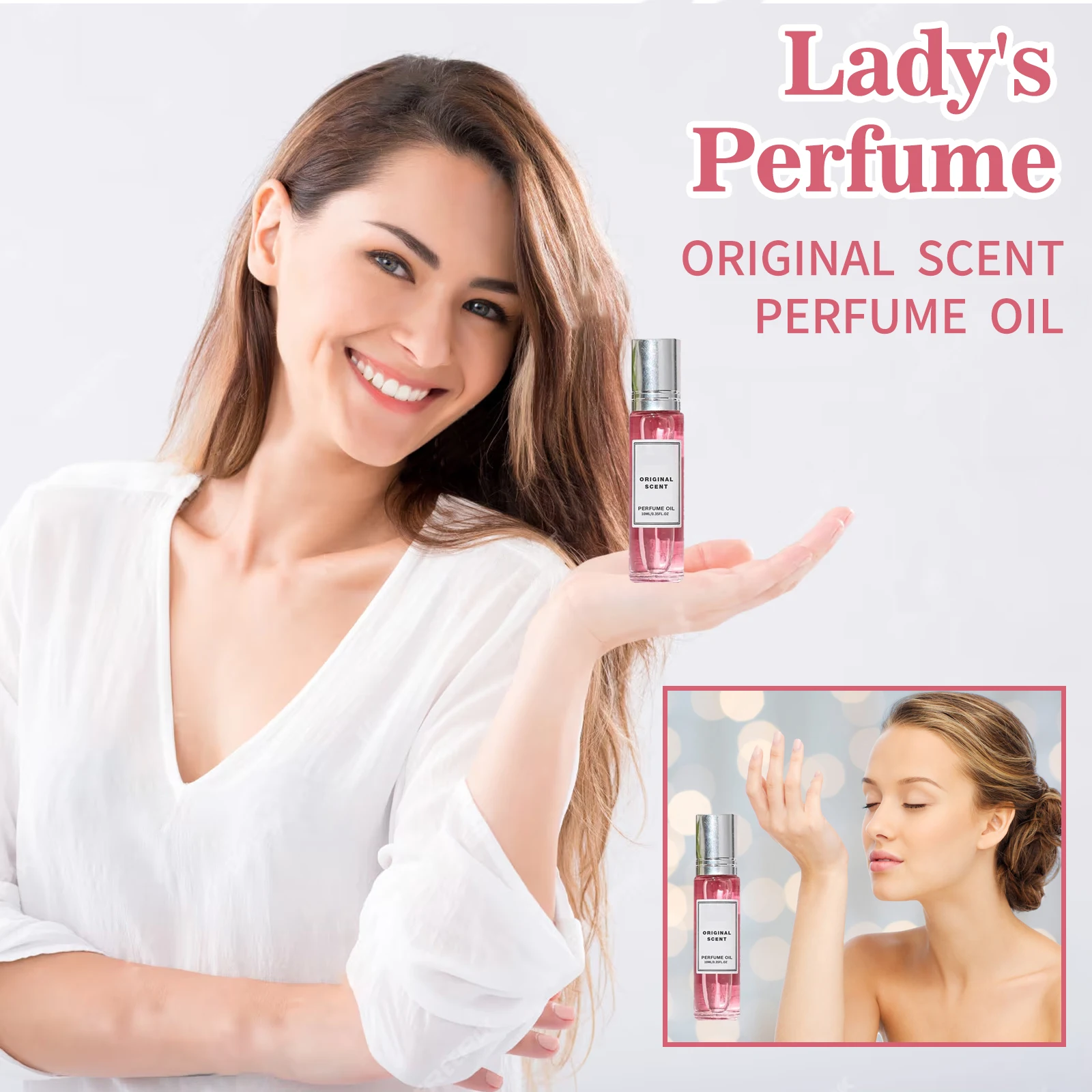Jasmine Floral Fruity Long Lasting Scent Sweet Romantic Dating Flirting Charm Feminine Daily Mood Enhancer Light Perfume