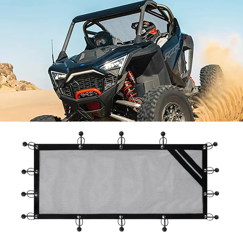 

Сетка на заднее окно UTV, пыленепроницаемая и солнцезащитная шторка UV50+, простая установка на RZR 570 800 1000 900 RZR XP Turbo 2015-2022 RZR XP 1000 2014-20