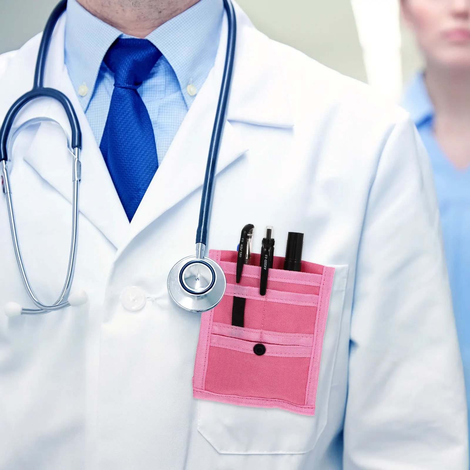 

1Pcs Doctor Nurse Pen Pouch Oxford Cloth Portable Pencil Holder Storage Bag for Daily Use Doctor Pen Pouch