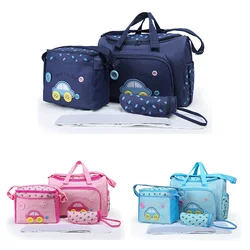 3PCS/SET Baby Nappy Bag Fashion Women Travel Handbag for Baby Nursing Mummy Maternity Bag 3 Colors