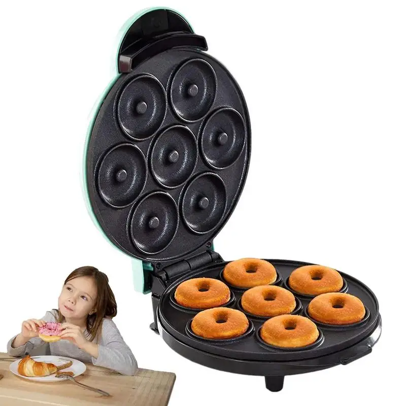 Mini Doughnut Maker 110V-220V Non-stick Breakfast Snacks Donut Desserts Maker Machine Cake Making Mold Biscuits Baking Mould