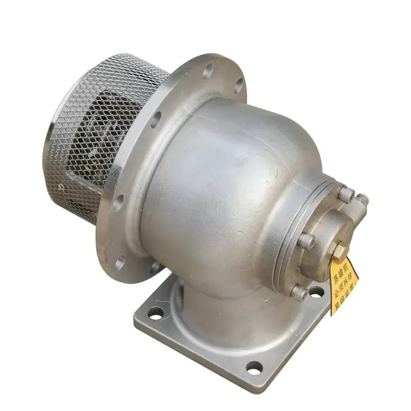 Precision Machined 4 Inch Stainless Steel Round Bottom Pneumatic Emergency Shut Off Valve for Chemical Tankers xyl