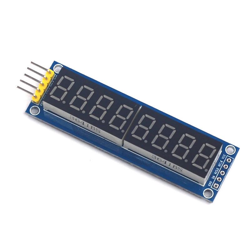 

LED display Support cascade eight-bit serial 3 IO port control 8-bit digital tube display module MAX7219