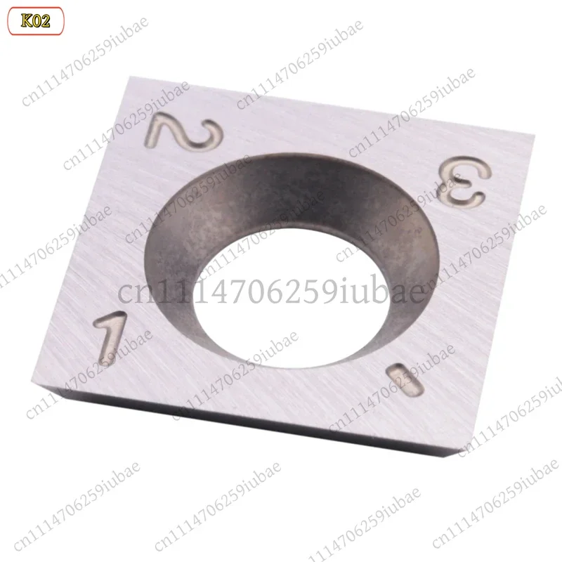 Wood Turning Carbide Insert Blades 30° Lathe Chisel Replacement 14x14x2mm, Replacement Parts