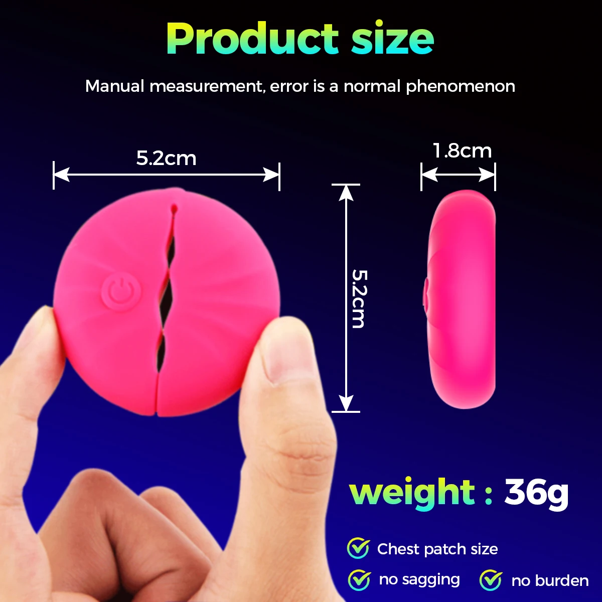 Wireless Remote Control Nipple Clamp Vibrator Silicone Breast Massage Nipple Clip Stimulate Adults Sex Toys for Women Couples
