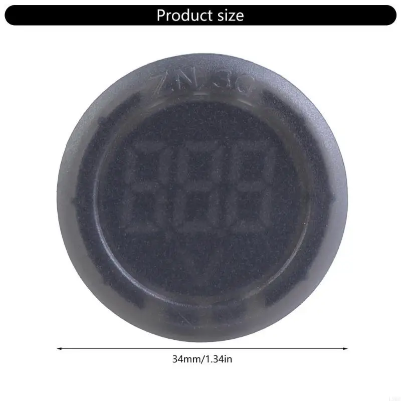 

L9BE Pack Of 6 LED Digital Voltmeters DC4-100V Accurate Measurement Suitable For Motorcycle Automotive Industrial Use