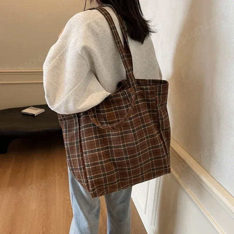 Yao Dong Versión coreana Invierno Lazy Wind Bolso de hombro de gran capacidad para mujer