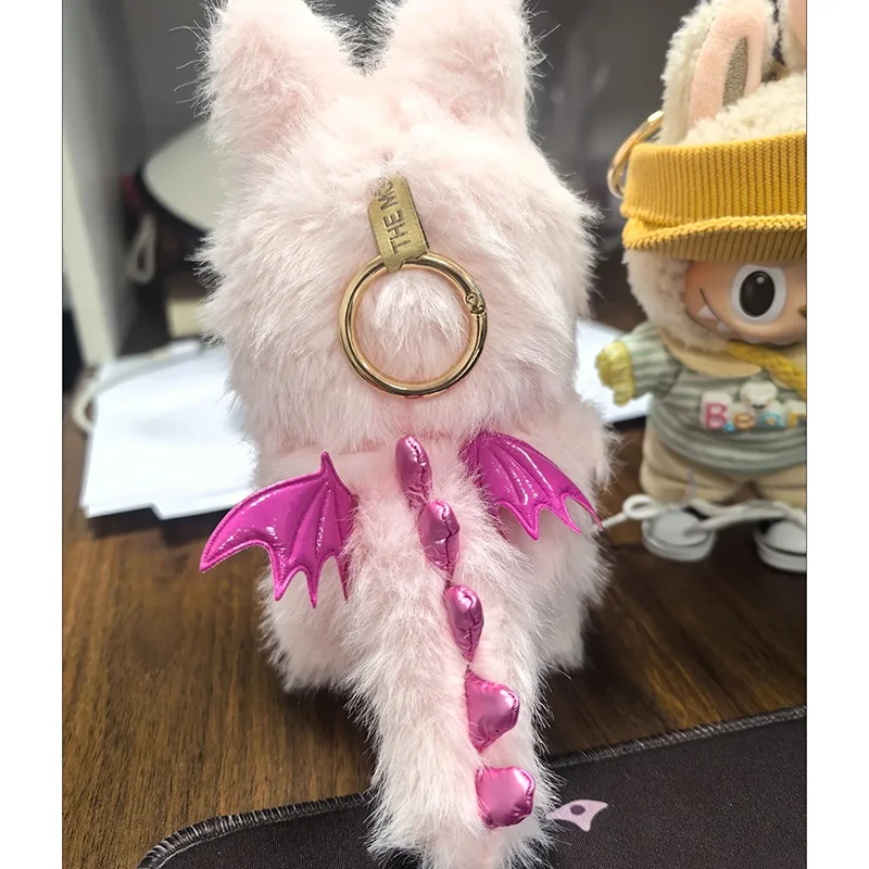Labubu Clothes Little Angel 10cm Pink Rabbit Plush Baby Clothes Cute And Fashionable Angel Cotton Doll Clothing Doll Sets