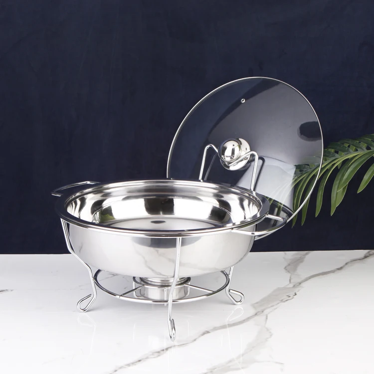 

Hotel Restaurant Hot Pot Buffet Catering Stainless Steel Food Warmer Set Stainless Steel Hot Pot For Sale
