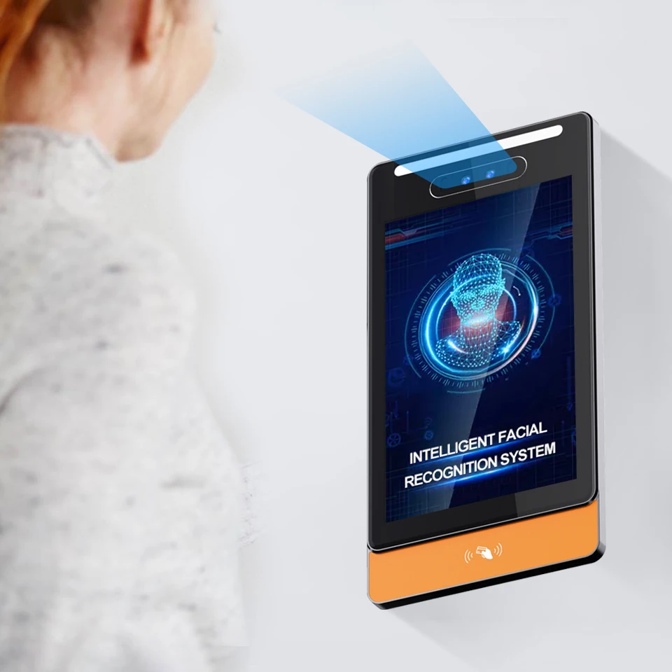 Leshun LSP581 All-In-One Dynamic Biometric Face Recognition Touch Screen Motion Detection Swipe Password Access